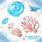 54-Piece Under the Sea Swirl Decorations – Tropical Ocean Fish & Sea Animal Hanging Ceiling Streamers, Turtle & Marine Life Garlands, Summer Party Decor for Birthday, Wedding & Baby Shower Supplies